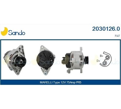 Sando Fiat 2030126.0 per ripristinare il corretto funzionamento del componente