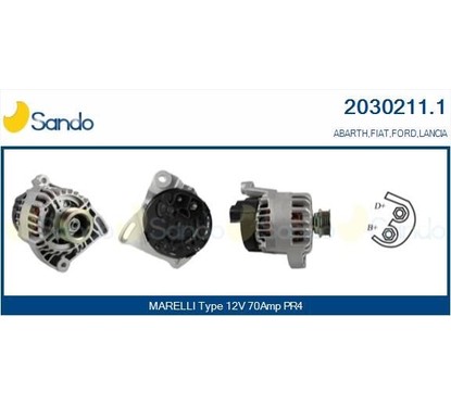 Sando Fiat 2030211.1 per ripristinare il corretto funzionamento del componente