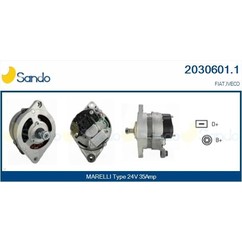 Sando Alternatore 24V 35A Iveco Eurocargo 2030601.1 per ripristinare il corretto funzionamento del componente