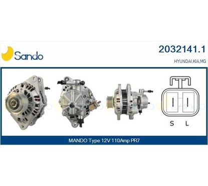 Sando Hyundai 2032141.1 per ripristinare il corretto funzionamento del componente