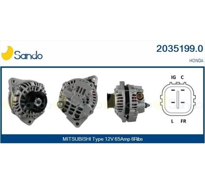 Sando Honda 2035199.0 per ripristinare il corretto funzionamento del componente
