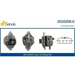 Sando Alternatore 12V 85A Mitsubischi Colt/Smart 2035206.0 per ripristinare il corretto funzionamento del componente