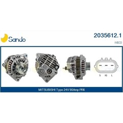Sando Alternatore 24V 90A Iveco Stralis/Eurotech (Mitsub 2035612.1