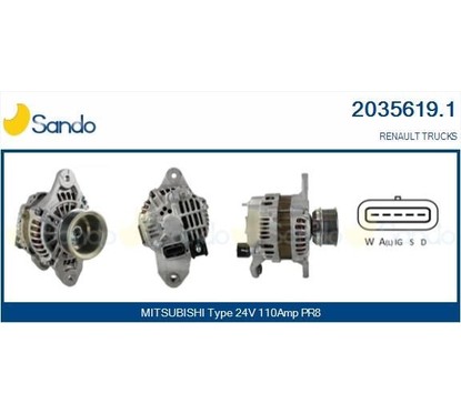 Sando Renault Truks 2035619.1 per ripristinare il corretto funzionamento del componente
