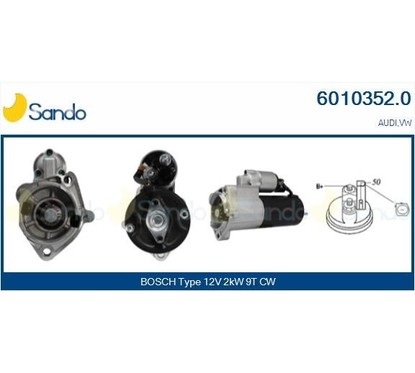Sando Motorino Vw 6010352.0 per ripristinare il corretto funzionamento del componente