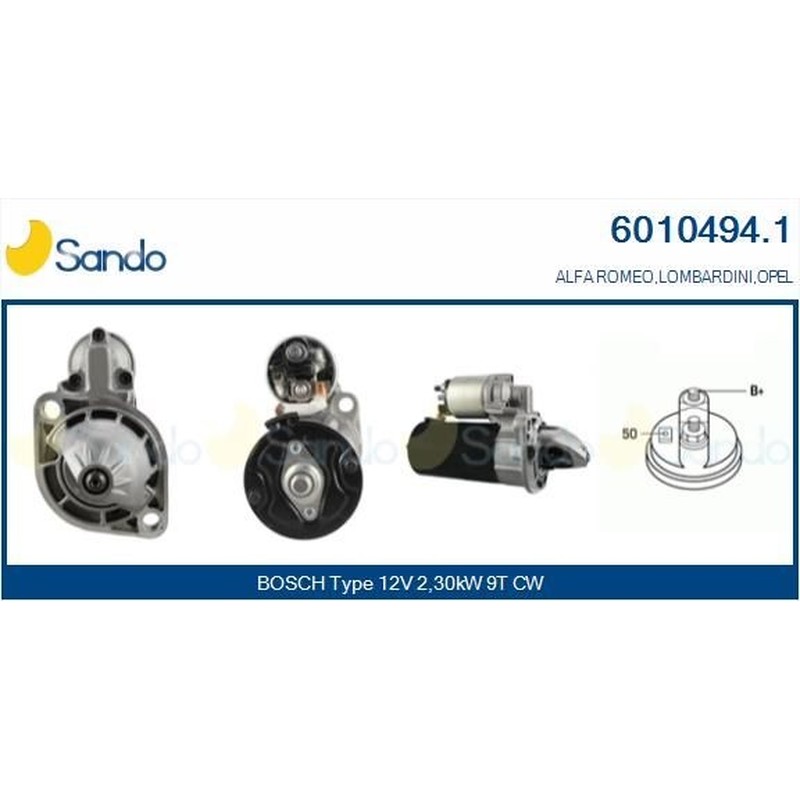 Sando Motorino Avviamento 12V Lombardini 6010494.1