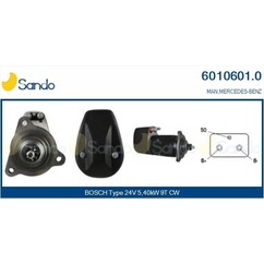Sando Motorino Avviamento 24V (9D) Mercedes Truks 6010601.0
