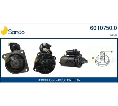 Sando Iveco 6010750.0 per ripristinare il corretto funzionamento del componente