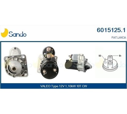 Sando Fiat 6015125.1 per ripristinare il corretto funzionamento del componente
