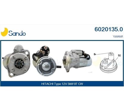 Sando Yanmar 6020135.0 per ripristinare il corretto funzionamento del componente