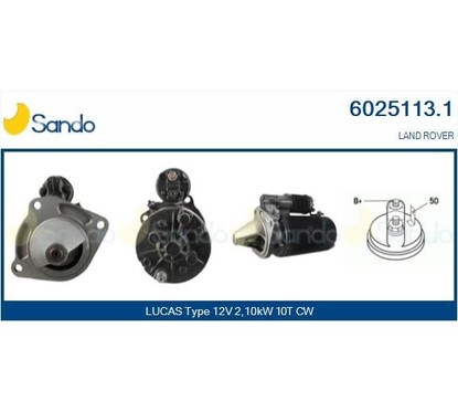 Sando Land Rover 6025113.1 per ripristinare il corretto funzionamento del componente