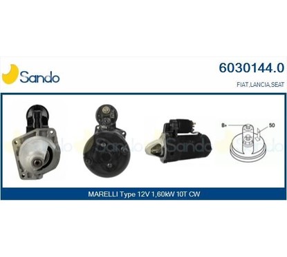 Sando Seat,Lancia 6030144.0 per ripristinare il corretto funzionamento del componente