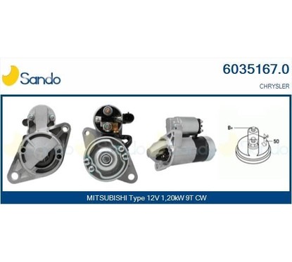 Sando Chrysler 6035167.0 per ripristinare il corretto funzionamento del componente