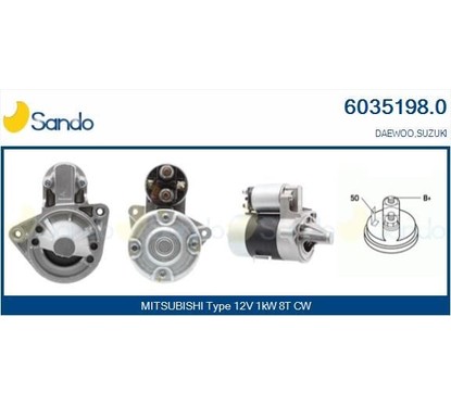 Sando Suzuki 6035198.0 per ripristinare il corretto funzionamento del componente