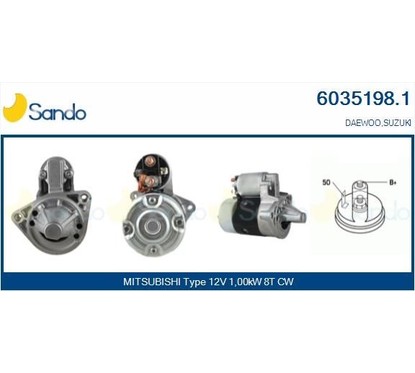 Sando Suzuki 6035198.1 per ripristinare il corretto funzionamento del componente