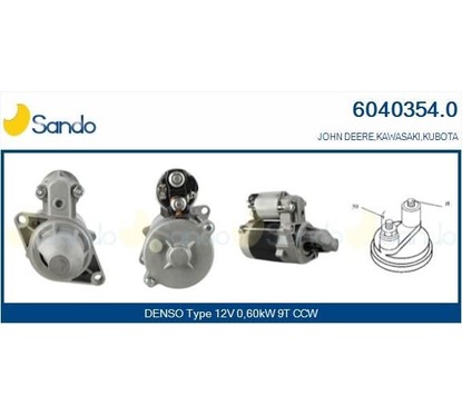Sando John Deere 6040354.0 per ripristinare il corretto funzionamento del componente