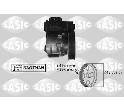 Sasic Pompa Servost Ci Berlingo 1,9 D 7070004