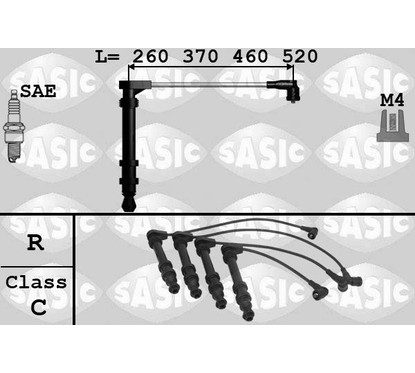 Sasic Ignition Cable Kit 9286009 per ripristinare il corretto funzionamento del componente