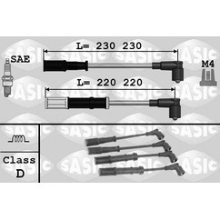 SASIC Kit cavi accensione 9286045 per ripristinare il corretto funzionamento del componente