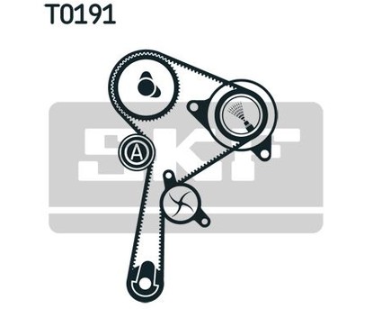 Skf Kit Tendicinghia Vkma06136 per ripristinare il corretto funzionamento del componente