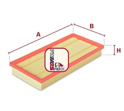 Sofima Filtro Aria S1302A per ripristinare il corretto funzionamento del componente