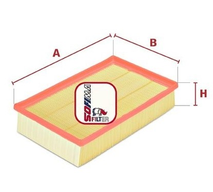 Sofima Filtro Aria S1960A per ripristinare il corretto funzionamento del componente