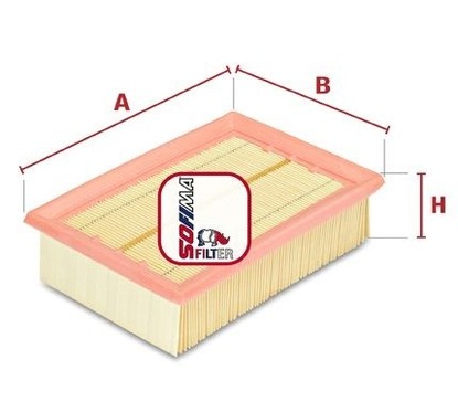 Sofima Filtro Aria S3066A per ripristinare il corretto funzionamento del componente