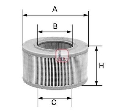 Sofima Filtro Aria S6102A per ripristinare il corretto funzionamento del componente