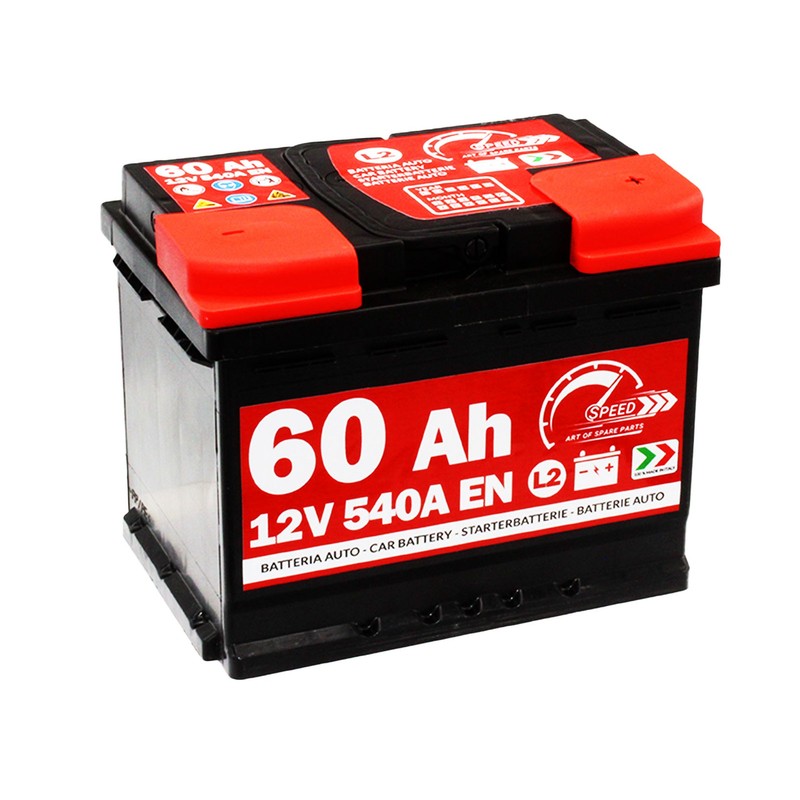 Batteria auto SPEED 12V 60Ah 540A Batteria auto SPEED 12V 60Ah 540A