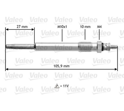 Valeo Glow Plug 345103 per ripristinare il corretto funzionamento del componente