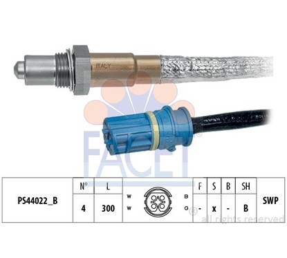 FACET Sonda lambda 10.8383 per ripristinare il corretto funzionamento del componente
