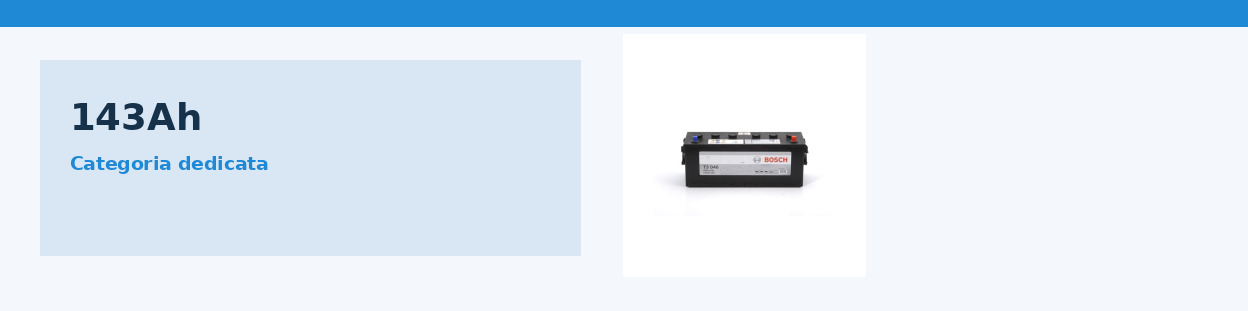 Batterie camion 143Ah | AC Ricambi